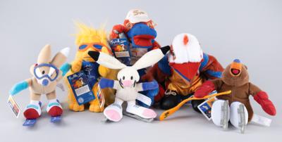 Lot #3389 Sydney 2000 and Salt Lake City 2002 Olympics (6) Mascots - Image 1