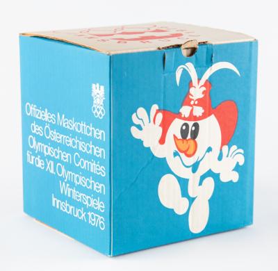 Lot #3387 Innsbruck 1976 Winter Olympics Mascot: Schneemann the Snowman - Image 2