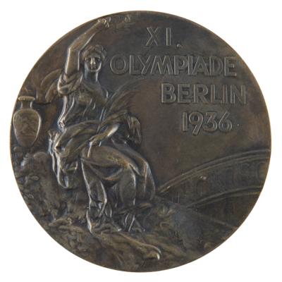 Lot #3068 Berlin 1936 Summer Olympics Bronze
