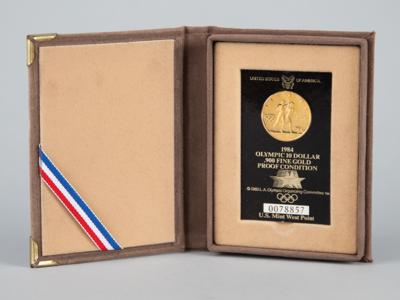 Lot #3370 Los Angeles 1984 Summer Olympics Gold