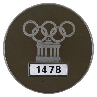 Lot #3208 Berlin 1936 Summer Olympics Service Badge - Image 1