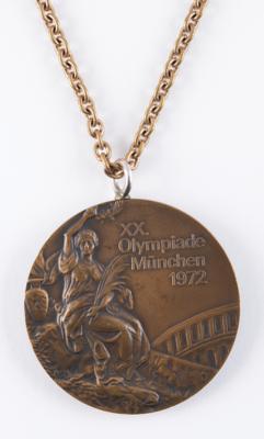 Lot #3000 Steve Genter's Collection of Munich 1972 Summer Olympics Gold, Silver, and Bronze Winner's Medals - Image 14