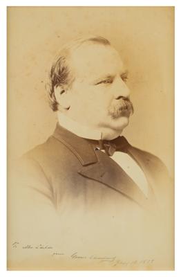 Lot #54 Grover Cleveland Signed Oversized Photograph as President - Image 3