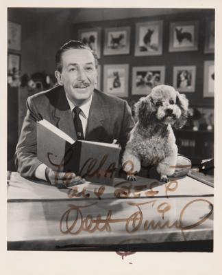 Lot #376 Walt Disney Signed Photograph