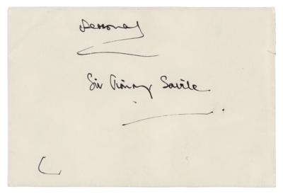 Lot #191 King Charles III Autograph Letter Signed to Jimmy Savile: "Word has it the famous Scottish asylum-seeker, Mr. Jim'llfixit, is behind this illegal trade in contraband alcohol" - Image 3