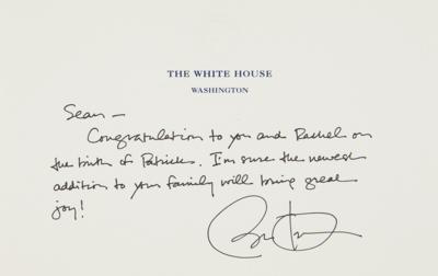 Lot #43 Barack Obama Autograph Letter Signed as