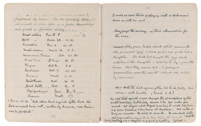 Lot #395 Arthur Conan Doyle Handwritten Notebook on Spiritualism - 30+ Pages on Seances, Mediums, Dickens and Automatic Writing - Image 13