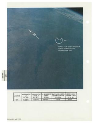 Lot #296 Apollo 9 Photo Map Checklist Page [Attested as Flown by Richard Garner] - Image 2