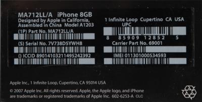 Lot #147 Apple iPhone (First Generation, Sealed 8GB) - Image 4