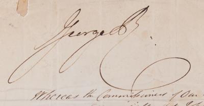 Lot #199 King George IV Document Signed - Image 2