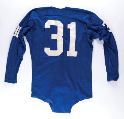 Lot #603 NY Giants Vintage c. 1950s Used Football Jersey - Image 2