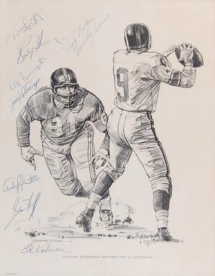 Lot #604 NY Giants (2) Multi-Signed Displays - Image 4