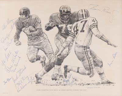 Lot #604 NY Giants (2) Multi-Signed Displays - Image 5