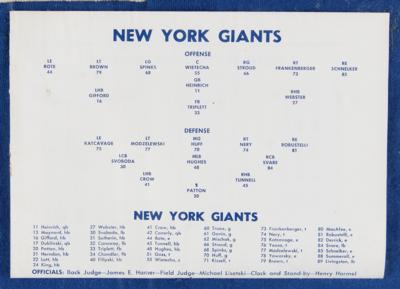 Lot #612 Kyle Rote NY Giants Vintage c. 1950s Used Football Jersey - Image 2