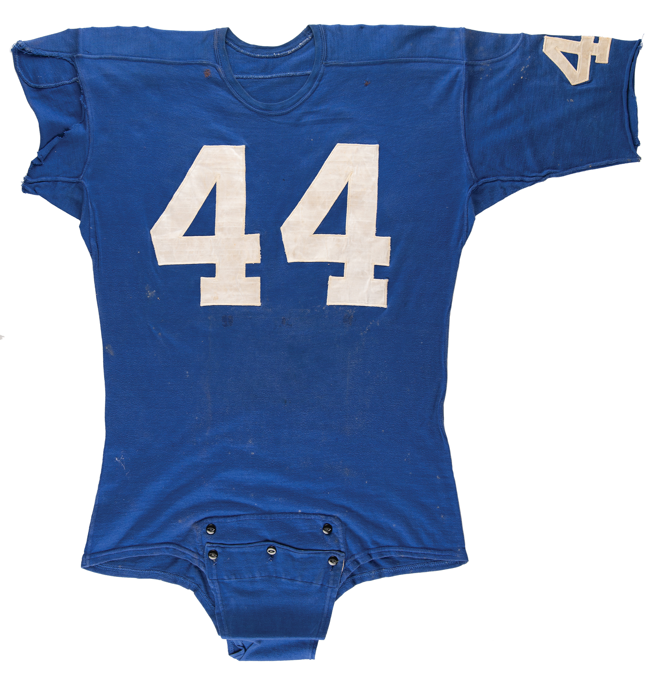 Lot #612 Kyle Rote NY Giants Vintage c. 1950s Used Football Jersey - Image 3