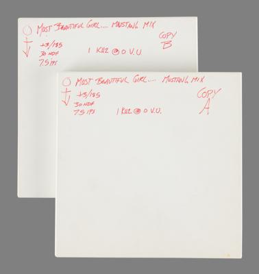 Lot #483 Prince: (2) Original Analog Reels for 'The Most Beautiful Girl In The World (Mustang Mix)' - Image 2