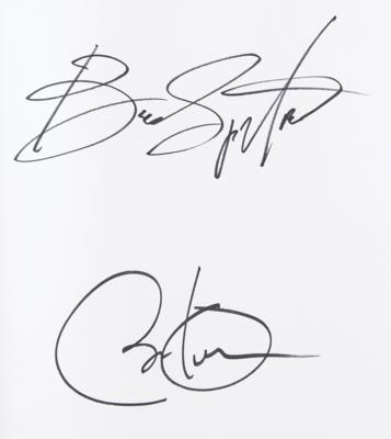 Lot #112 Barack Obama and Bruce Springsteen Signed Book –Renegades: Born in the USA - Image 2