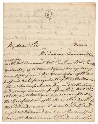 Lot #137 William Wilberforce Autograph Letter Signed - Image 1