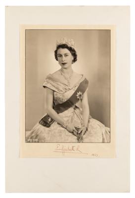 Lot #140 Queen Elizabeth II Signed Portrait Photograph by Dorothy Wilding - Image 3