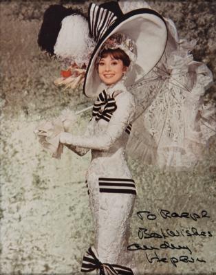 Lot #551 Audrey Hepburn Signed Photograph as Eliza Doolittle from My Fair Lady - Image 1