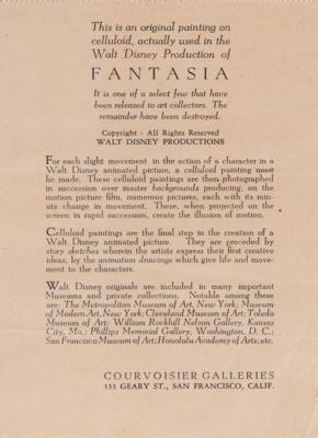 Lot #382 Madame Upanova production cel from Fantasia (Walt Disney Studios, 1940) - Image 3