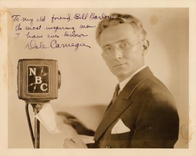 Lot #405 Dale Carnegie Signed Photograph