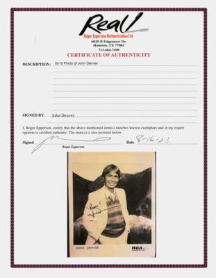 Lot #450 John Denver Signed Photograph - Image 2