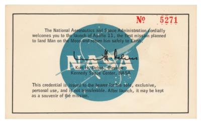 Lot #285 Apollo 11 Launch Badge - Image 2