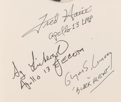 Lot #290 Apollo 13: Lovell, Haise, Liebergot, and Lunney Signed Book - Image 2