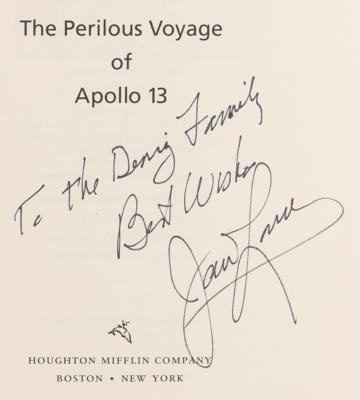 Lot #290 Apollo 13: Lovell, Haise, Liebergot, and Lunney Signed Book - Image 3