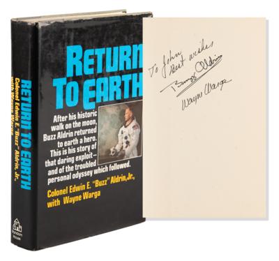 Lot #283 Buzz Aldrin Signed Book - Return to Earth - Image 1