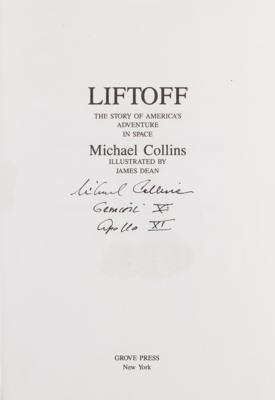 Lot #309 Michael Collins Signed Book - Liftoff - Image 4