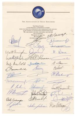 Lot #304 Astronauts and Cosmonauts (38) Signed