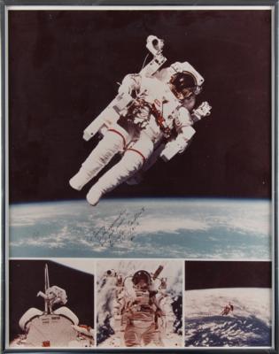 Lot #331 Bruce McCandless Oversized Signed Photograph - Image 3