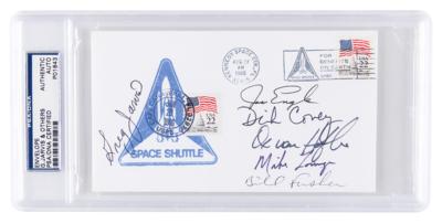 Lot #346 Space Shuttle Challenger (7) Signed Items - Image 2