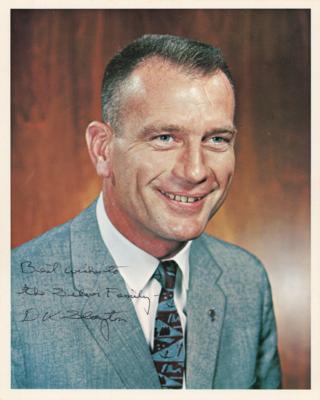 Lot #343 Deke Slayton Signed Photograph - Image 1