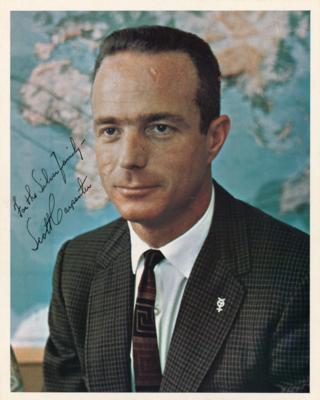 Lot #306 Scott Carpenter Signed Photograph - Image 1