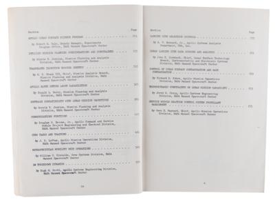 Lot #299 Apollo Lunar Landing Mission Symposium (1966) Report - Image 3