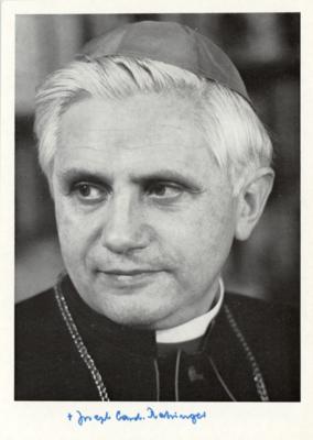 Lot #219 Pope Benedict XVI Signed Photograph
