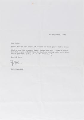 Lot #437 The Who: Pete Townshend Collection of (8) Letters - Image 7