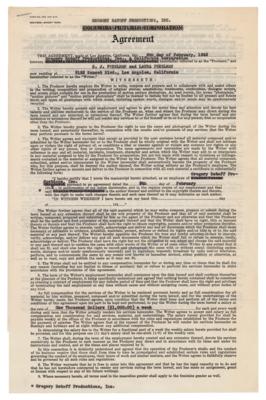 Lot #567 S. J. Perelman Document Signed - Image 1