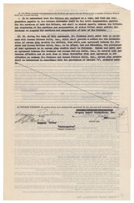 Lot #567 S. J. Perelman Document Signed - Image 2