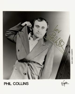 Lot #462 Phil Collins Signed Photograph - Image 1