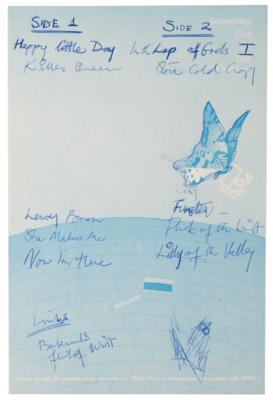 Lot #434 Queen: Freddie Mercury Early Handwritten Track Listing for Sheer Heart Attack - Image 1