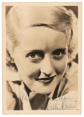 Lot #534 Bette Davis Signed Photograph - Image 1