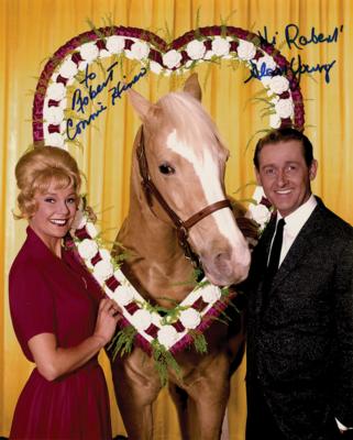 Lot #565 Mr. Ed: Alan Young and Connie Hines Signed Photograph - Image 1