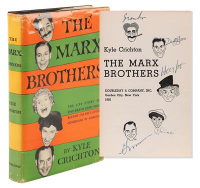 Lot #561 Marx Brothers Multi-Signed Book - "Groucho," "Harpo," "Chico," and "Gummo" - Image 1