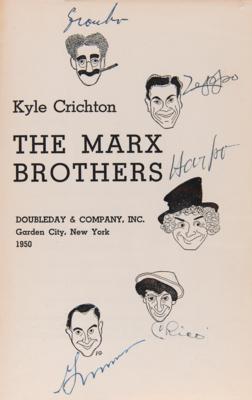 Lot #561 Marx Brothers Multi-Signed Book - "Groucho," "Harpo," "Chico," and "Gummo" - Image 2