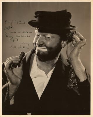 Lot #572 Red Skelton Signed Oversized Photograph as Freddie the Freeloader - Image 1