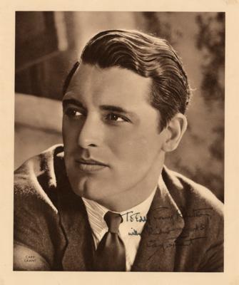 Lot #545 Cary Grant Signed Photograph - Image 1